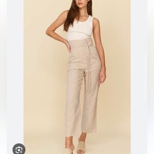 Reformation Paros High Waist Linen Pant